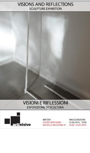 Il 25 a Matera nello Studio Arti Visive inaugurazione della mostra “Visions and reflections”