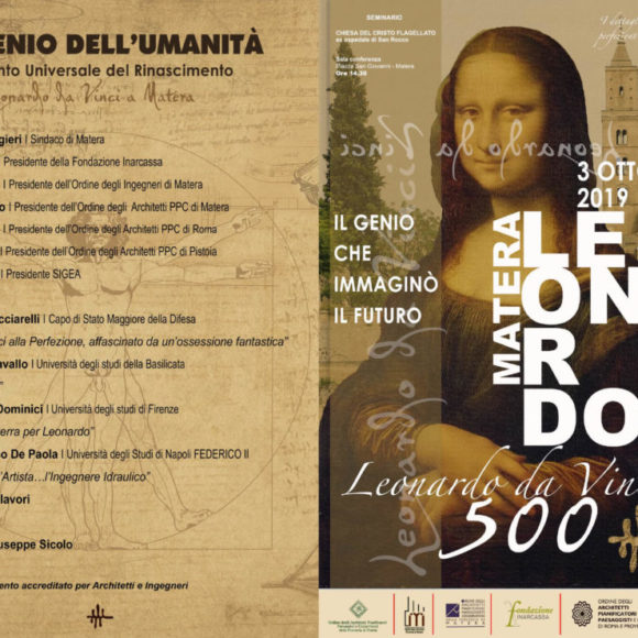 “Leonardo, il genio che immaginò il futuro”, evento a Matera alla presenza del Capo di Stato Maggiore della Difesa