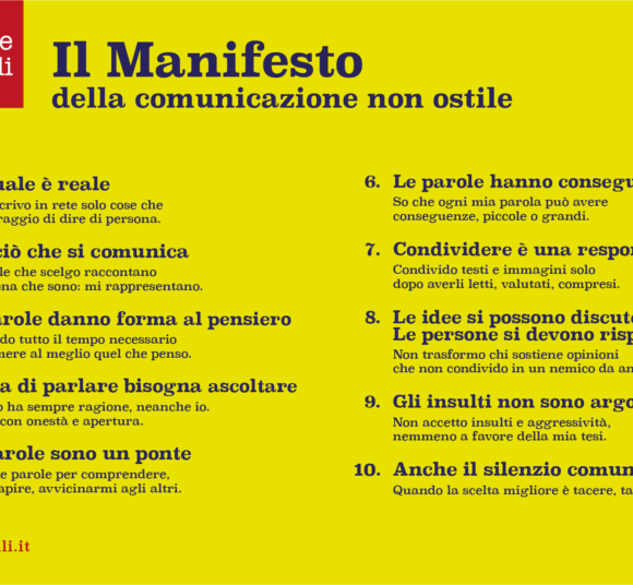 Il Comune di Matera aderisce al manifesto della comunicazione non ostile. Il sindaco Bennardi: “Doveroso contribuire a rendere il Web un luogo sicuro”