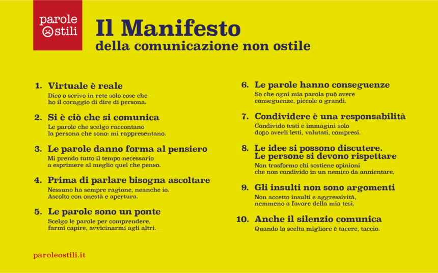 Il Comune di Matera aderisce al manifesto della comunicazione non ostile. Il sindaco Bennardi: “Doveroso contribuire a rendere il Web un luogo sicuro”