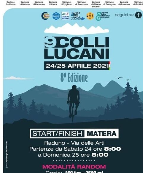 Randonnèe “9 Colli Lucani”, nel fine settimana evento di Team Bike Matera