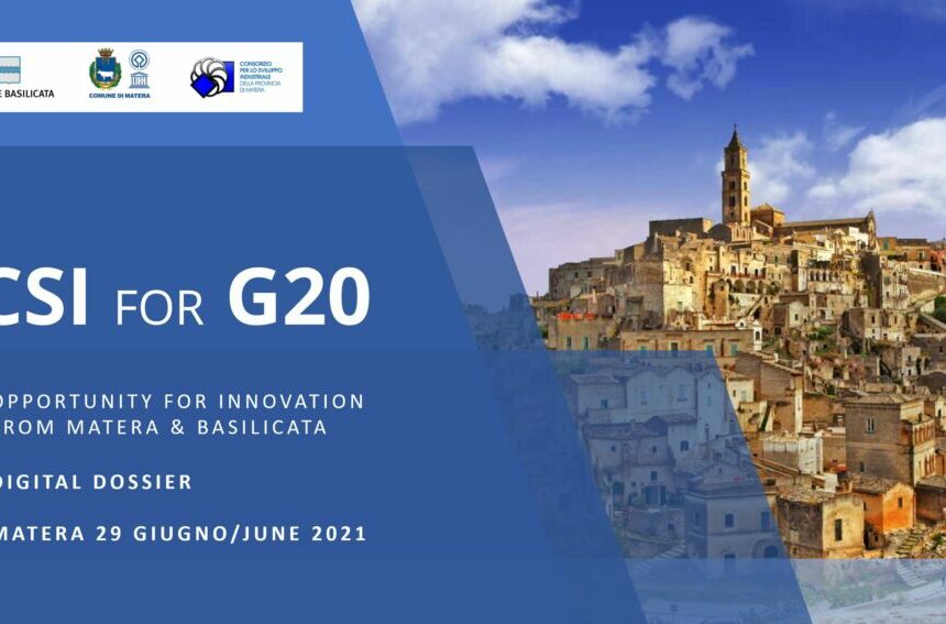 Il Consorzio Industriale di Matera propone al G20 le migliori opportunità di business lucane