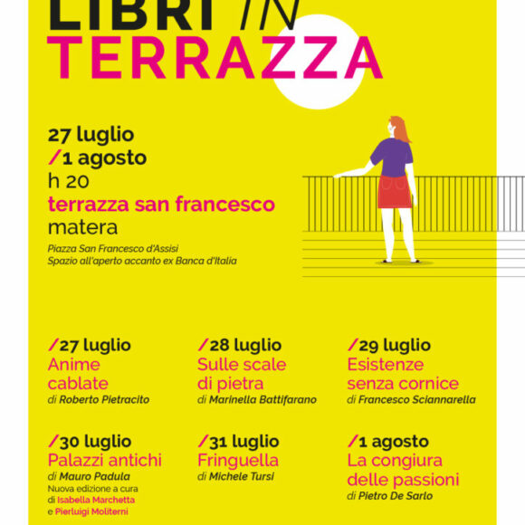 Libri in Terrazza: da oggi al primo agosto a Matera la rassegna letteraria promossa da Altrimedia Edizioni