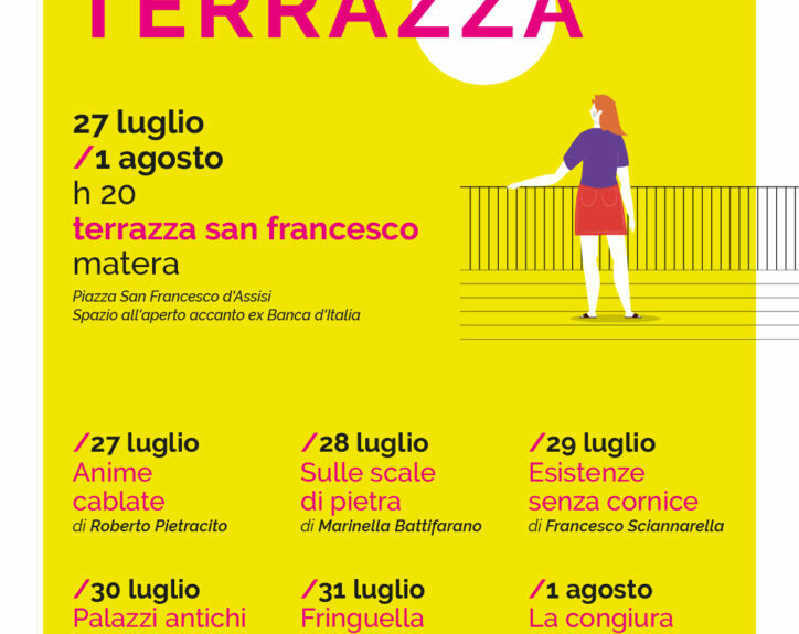 Libri in Terrazza: da oggi al primo agosto a Matera la rassegna letteraria promossa da Altrimedia Edizioni