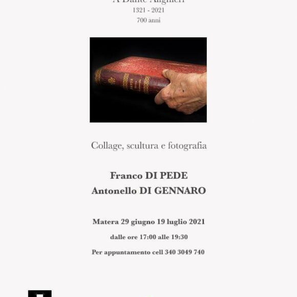 “A Dante Alighieri”, a Matera c’è tempo fino al 19 per visitare la mostra presso “Arti Visive Gallery”