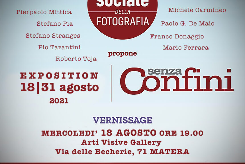 “Senza confini”, fino al 31 agosto sarà possibile visitare la mostra fotografica nello Studio Arti Visive Gallery di Matera