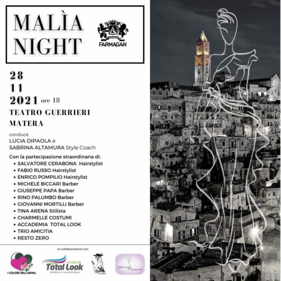 Gli hair stylist del Sud si danno appuntamento a Matera per la “Malia Night” il 28 al cineteatro “Guerrieri”