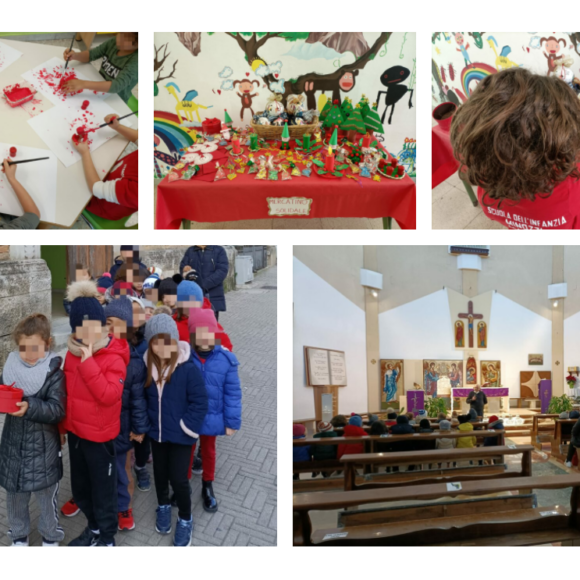 Matera, dalle maestre e dai bimbi della scuola dell’infanzia Minozzi un mercatino solidale. Il ricavato donato alla Parrocchia di San Rocco