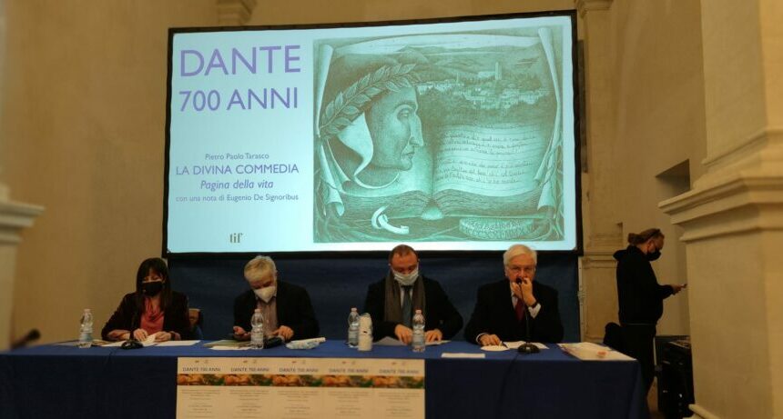 “La Divina Commedia. Pagina della vita”: connubio di arte e poesia nella nuova opera dell’artista materano Pietro Paolo Tarasco