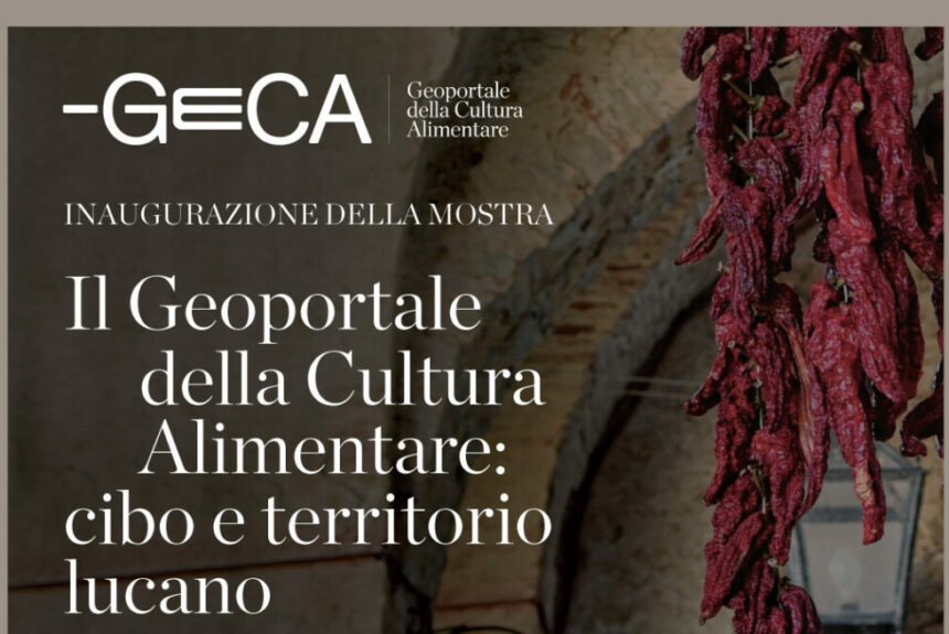 Al Museo Ridola di Matera“Il Geoportale della Cultura Alimentare: cibo e territorio lucano”
