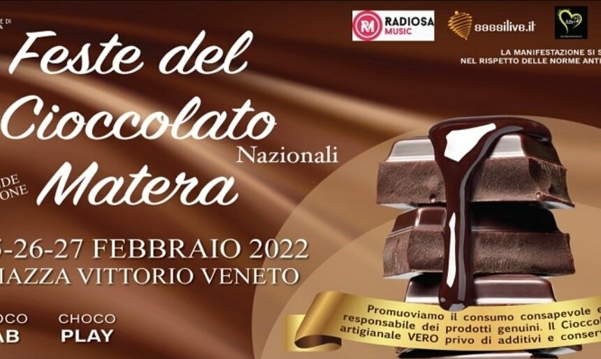 Matera, in piazza Vittorio Veneto torna la Festa del cioccolato