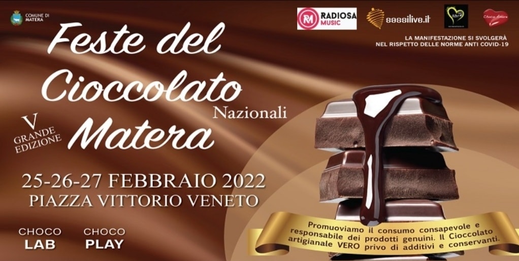 festa-del-cioccolato Matera, in piazza Vittorio Veneto torna la Festa del cioccolato