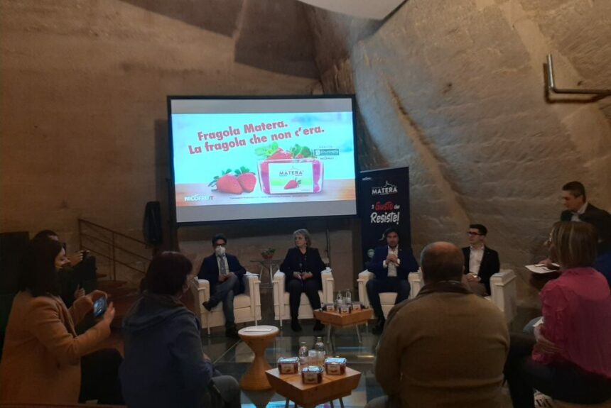 Numeri record per “Fragola Matera®”: cinque milioni e mezzo di cestini commercializzati in tutta Italia in un anno. E ora arriva lo spot