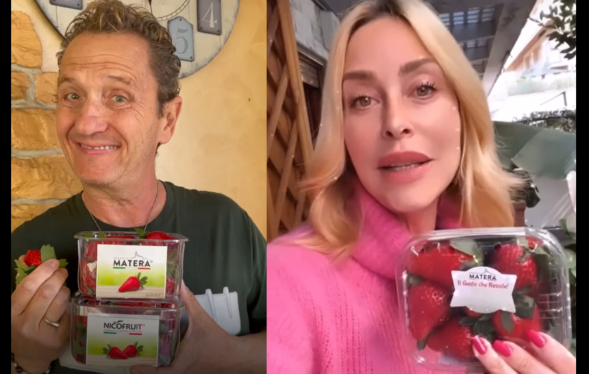 “Fragola Matera®”, un’esclusiva Nico Fruit della OP Frutthera Growers Società Cooperativa Agricola di Scanzano Jonico, conquista Stefania Orlando ed Enzo Salvi