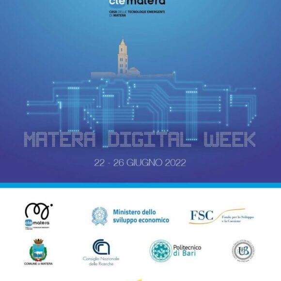 Da oggi al 26 giugno la prima edizione della Matera Digital Week