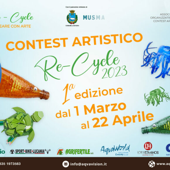 “Re-Cycle: ricreare con arte”: a Matera contest artistico promosso dall’associazione culturale AqvaVision