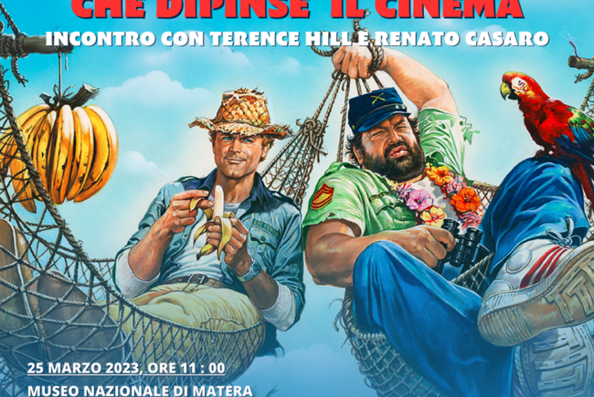 Museo nazionale di Matera, domani incontro con Terence Hill e Renato Casaro nell’ambito della mostra “Il mio nome è Renato Casaro” 