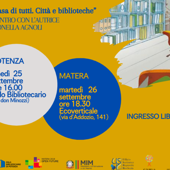 Il ruolo delle biblioteche nell’infrastruttura sociale, due incontri con Antonella Agnoli a Potenza e Matera