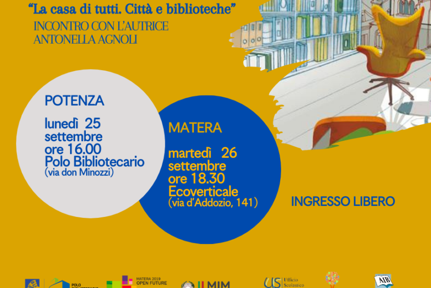 Il ruolo delle biblioteche nell’infrastruttura sociale, due incontri con Antonella Agnoli a Potenza e Matera