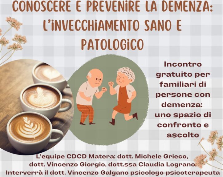 Conoscere e prevenire la demenza: l’invecchiamento sano e patologico, appuntamento oggi nell’ospedale Madonna delle Grazie di Matera