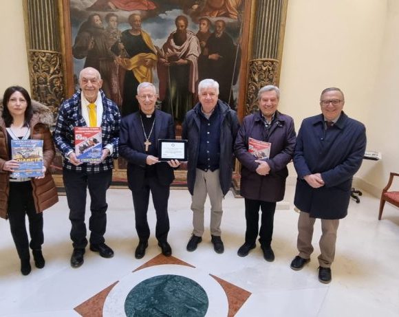 Ricevuta da S.E. Mons. Antonio Giuseppe Caiazzo, Arcivescovo di Matera-Irsina e Vescovo di Tricarico, una delegazione dell’Associazione Provinciale Diabetici (APD)