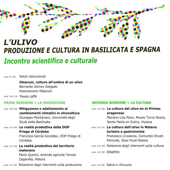 XV CONGRESSO INTERNAZIONALE OLEARUM, CULTURA E PATRIMONIO DELL’OLIO DI OLIVA