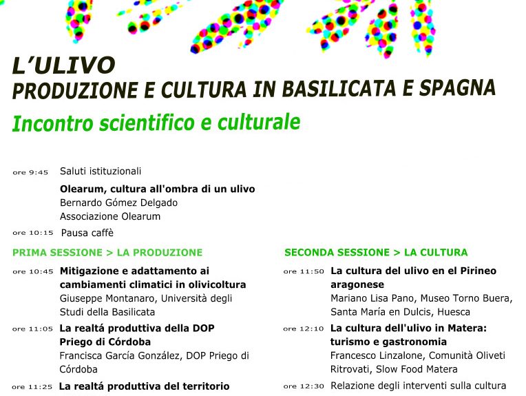 XV CONGRESSO INTERNAZIONALE OLEARUM, CULTURA E PATRIMONIO DELL’OLIO DI OLIVA
