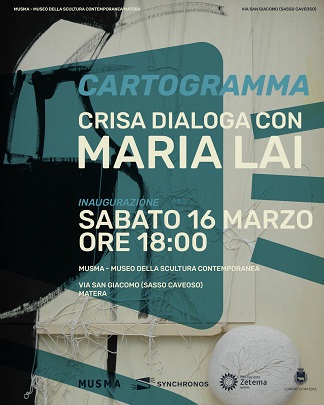 Matera, domani al Musma inaugurazione di “Cartogramma”: nuova installazione di Crisa in dialogo con le opere di  Maria Lai
