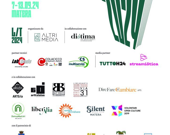 Quinta edizione del Festival “Libri in Terrazza”, oggi l’inaugurazione. Dal 7 al 13 settembre a Matera, con anteprime il 5 e il 6 settembre, tanti appuntamenti anche con “Libri in Terrazza Off”