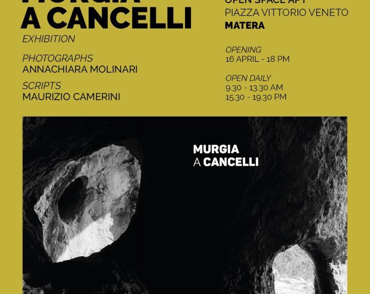 Fino al 27 aprile presso l’Open Space dell’APT la mostra “Murgia a cancelli”, fotografie di Annachiara Molinari e testi di Maurizio Camerini